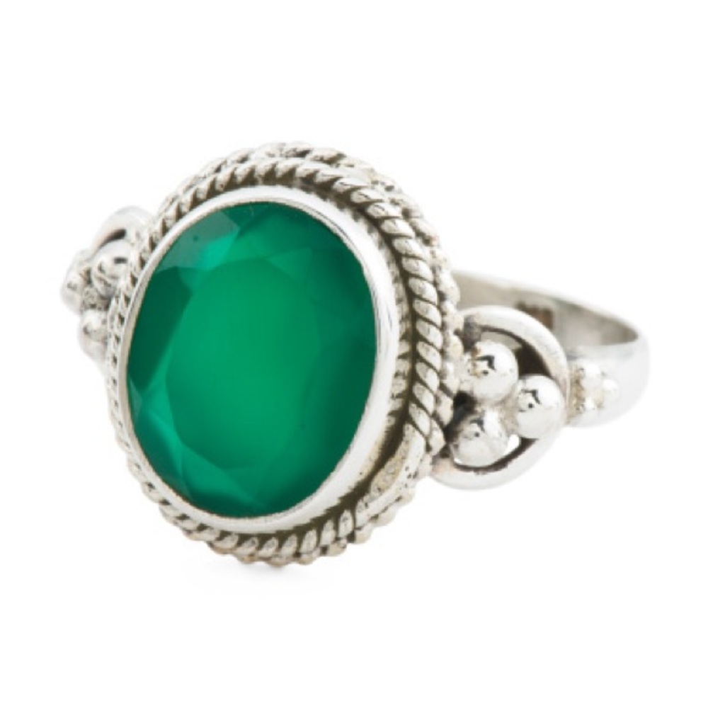 Green Onyx Ring